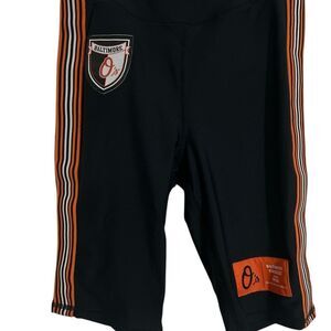 Women’s Baltimore O's Black and Orange Bicycle Shorts Sz-XS